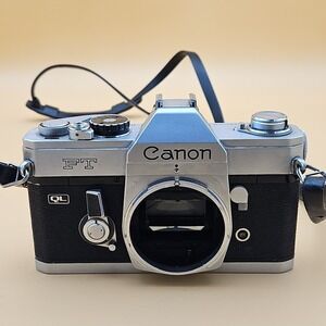 Canon FT QL 35mm Film Camera Body Only UNTESTED AS IS FOR PARTS